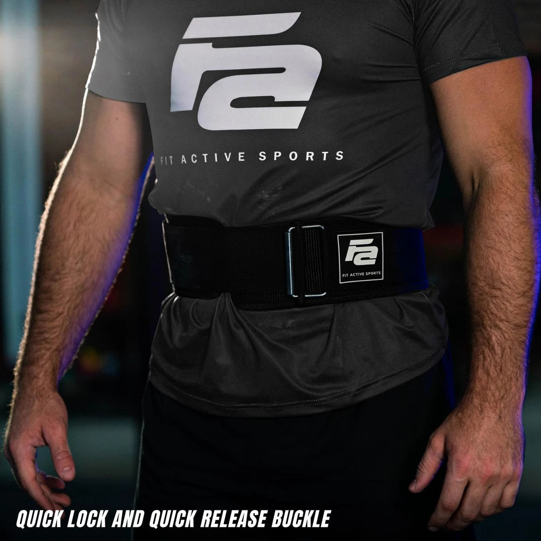 Wrist wraps, self locking belt, Knee Sleeves (Neoprene)