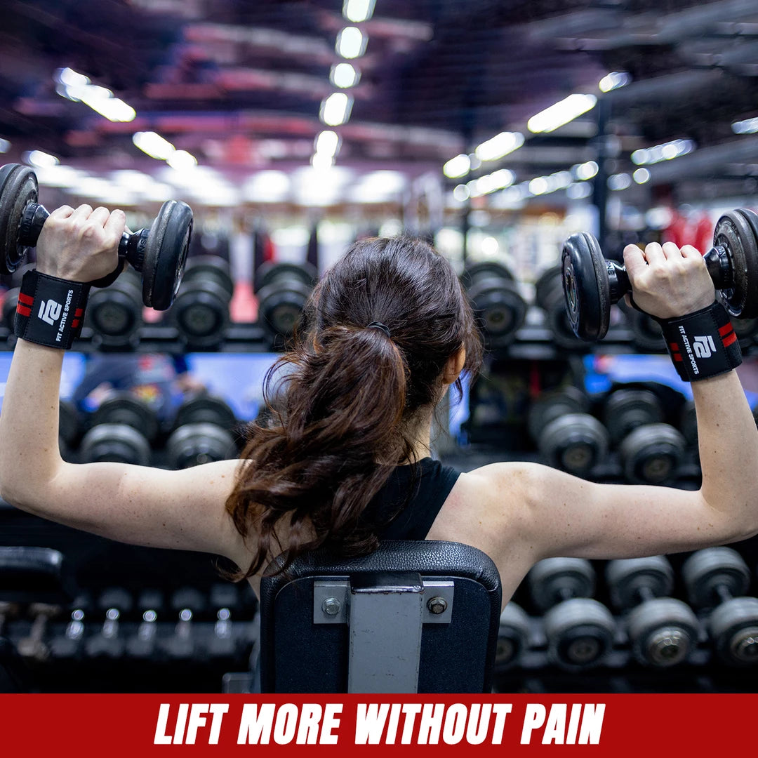 Wrist wraps, self locking belt, Knee Sleeves (Neoprene)