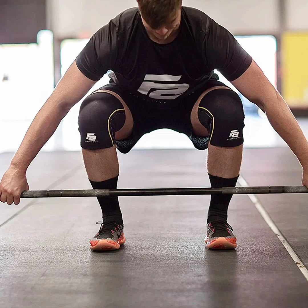 Buy Lever Belt, Get Wrist Wraps and Knee Compression Sleeves Free