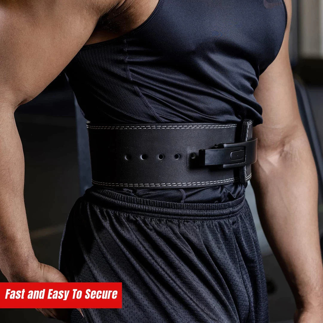 Buy Lever Belt, Get Wrist Wraps and Knee Compression Sleeves Free