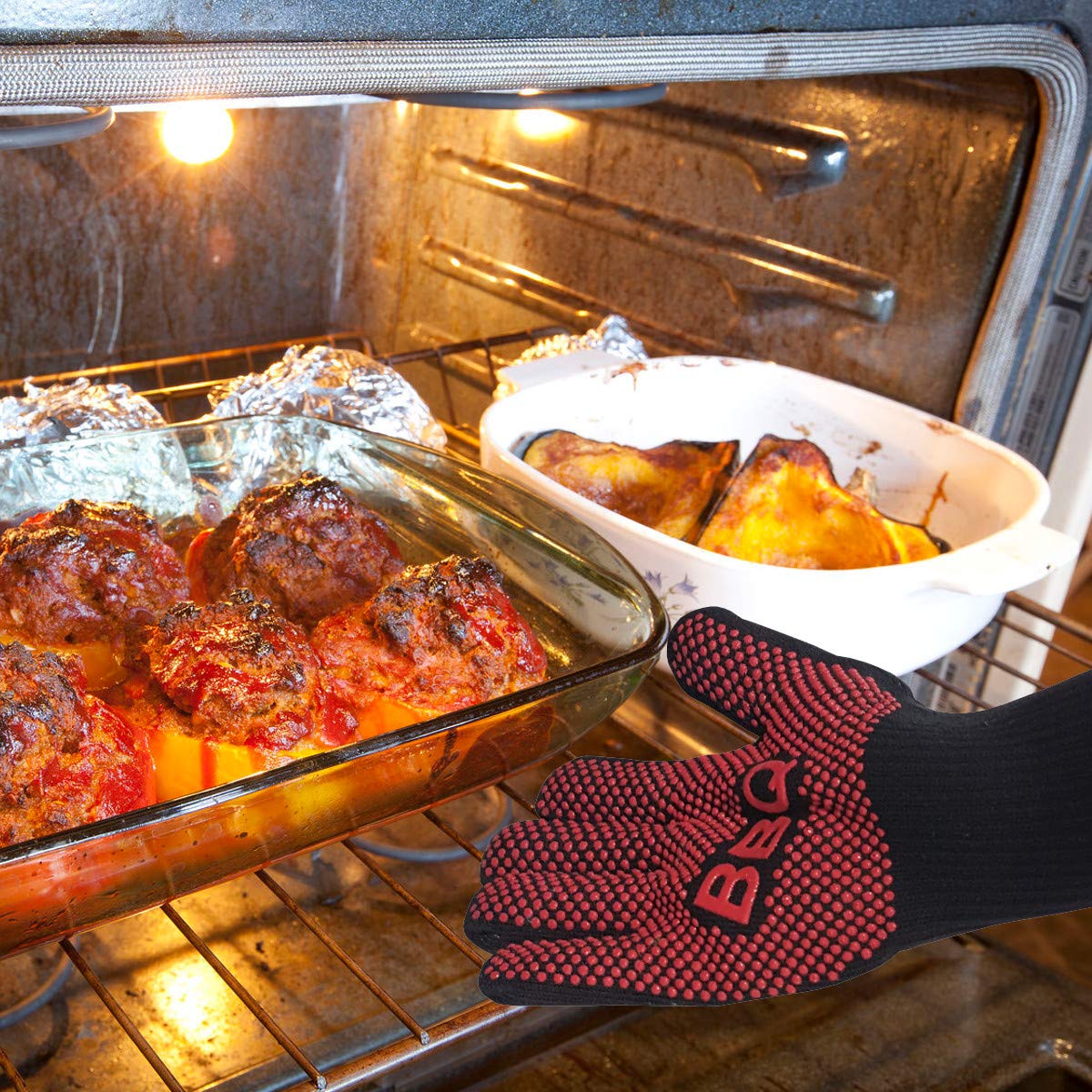 BBQ Grill Oven Gloves