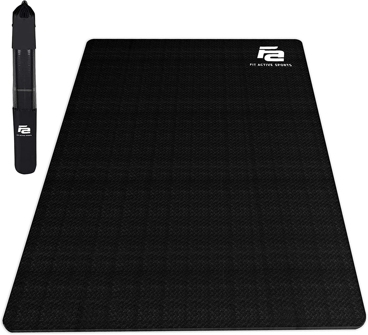 ActiveGear Extra Large Yoga Mat 10 x 6 ft - 8mm Extra Thick, Durable,  Comfortable, Non-Slip & Odorless Premium Yoga and Pilates Mat for Home Gym