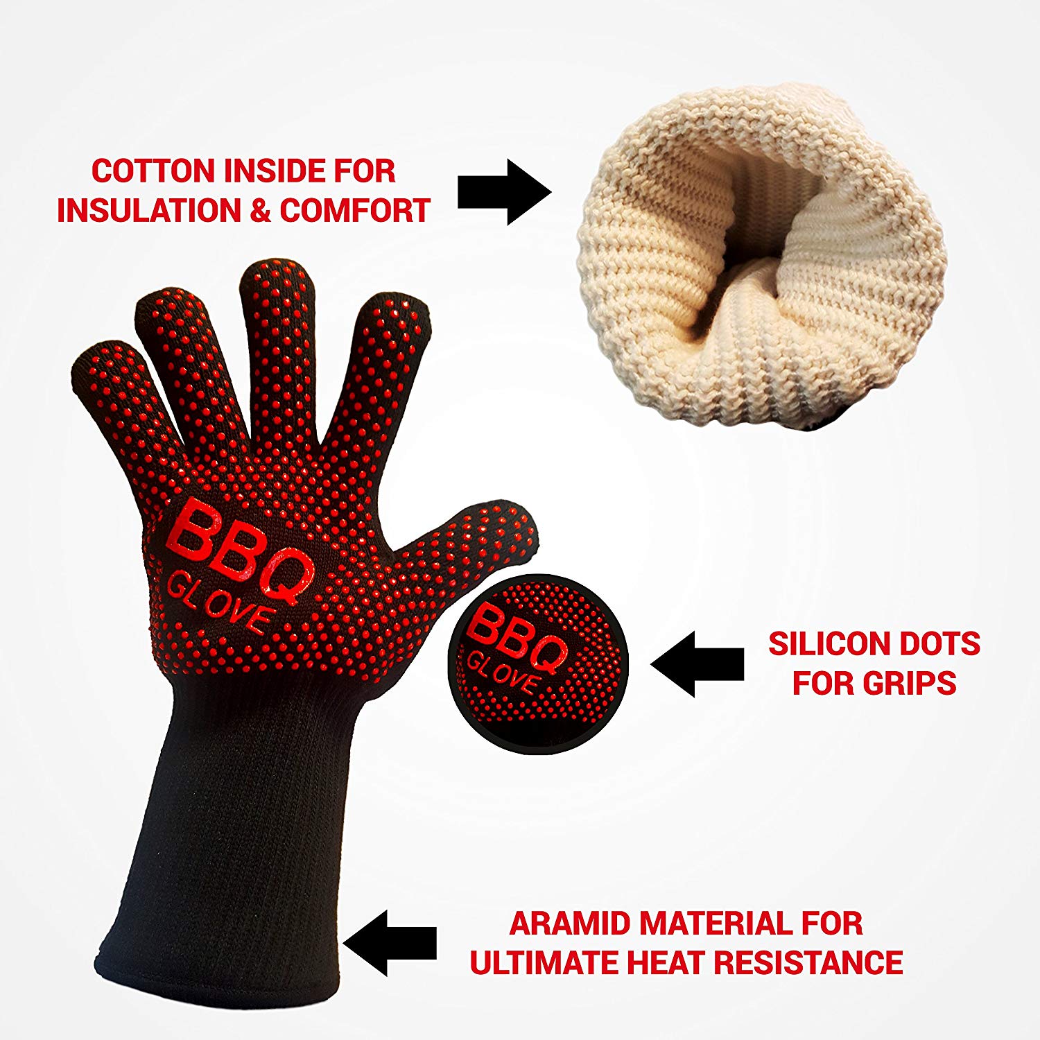 BBQ Grill Oven Gloves