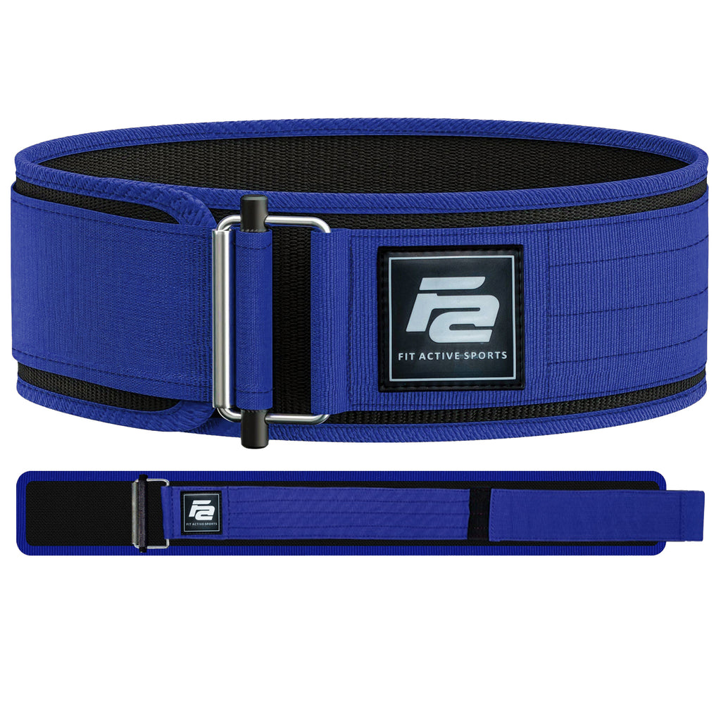 Quick Locking Easy Release Weight Lifting Belt - Navy