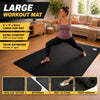 Fit Active Sports Large Exercise Mat 6' x 4' x 8mm | Thick Non-Slip Extra Wide