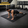 Fit Active Sports Large Exercise Mat 6' x 4' x 8mm | Thick Non-Slip Extra Wide
