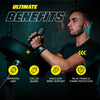 Ventilated Weight Lifting Workout Gloves With Wrist Wraps