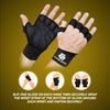 Ventilated Weight Lifting Workout Gloves With Wrist Wraps