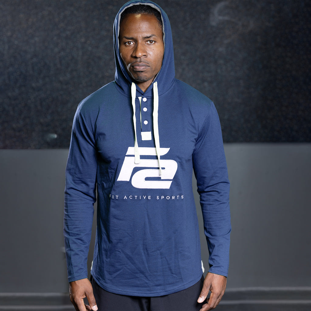 Fit Active Sports Henley Hoodies