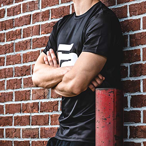 Fit Active Sports Dry-Fit Moisture Wicking Athletic Performance Crew T-Shirt