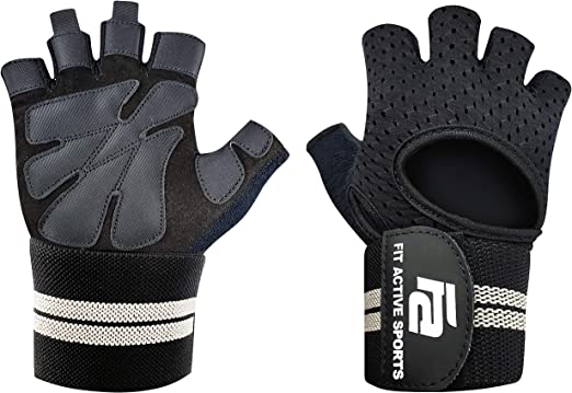 New Ventilated Gloves with Wrist Wrap – Fit Active Sports